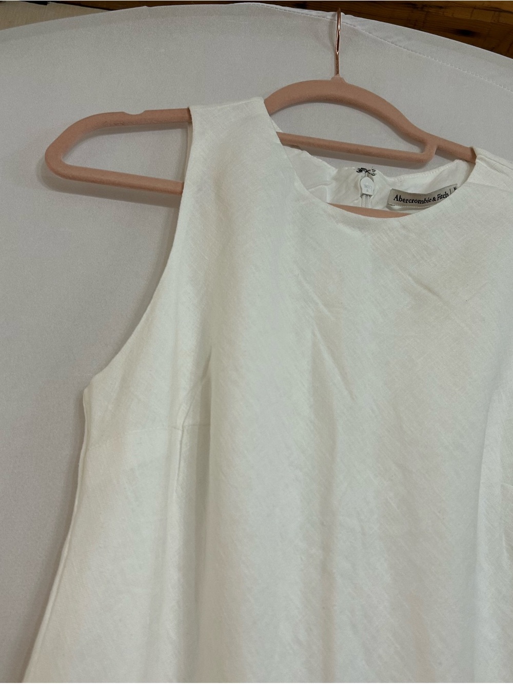 Abercrombie & Fitch high neck linen maxi dress